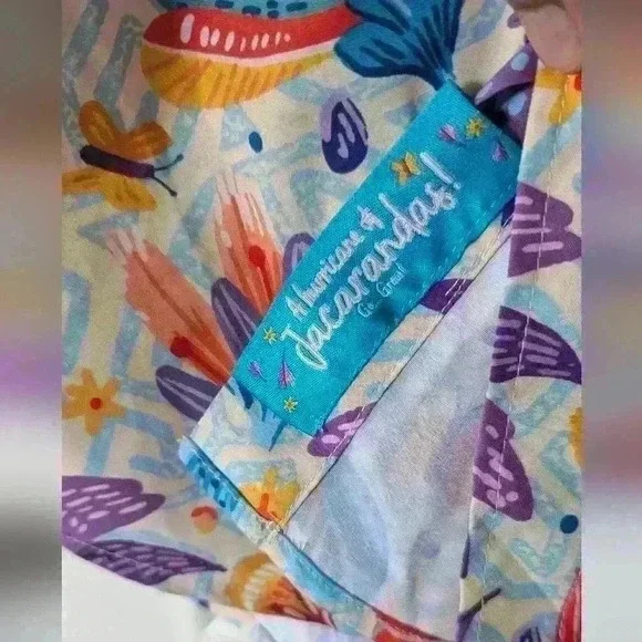 Disney Park Candy Button Up Short Sleeve Shirt Men's Small Design from Encanto - Picture 5 of 7